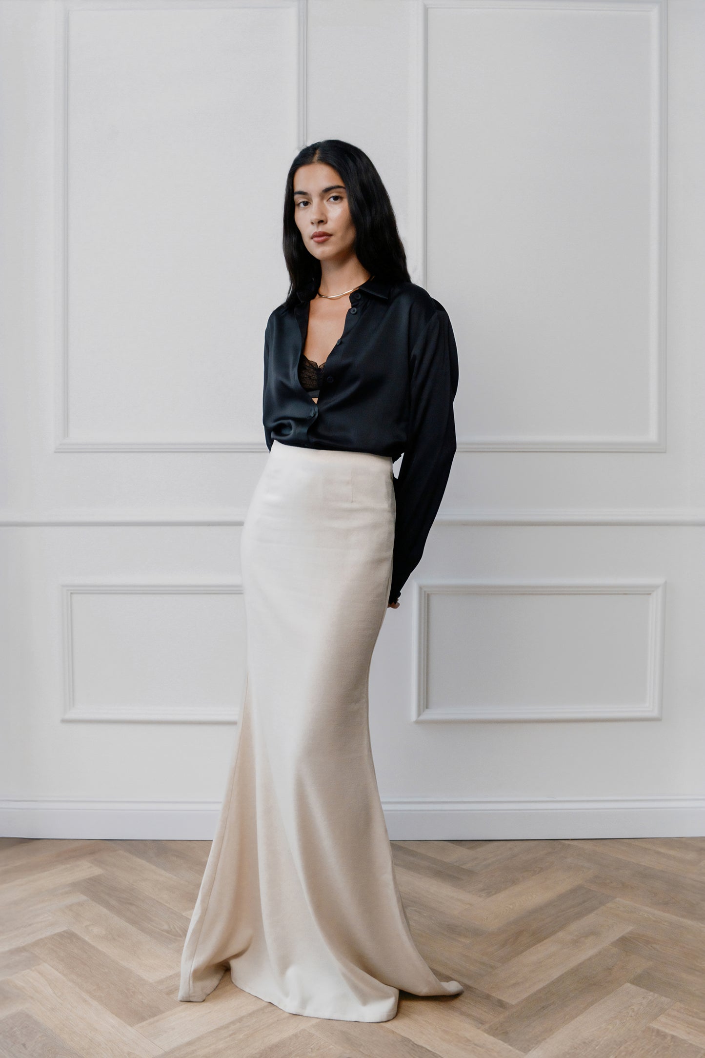 Sienna Maxi Skirt - Oatmeal