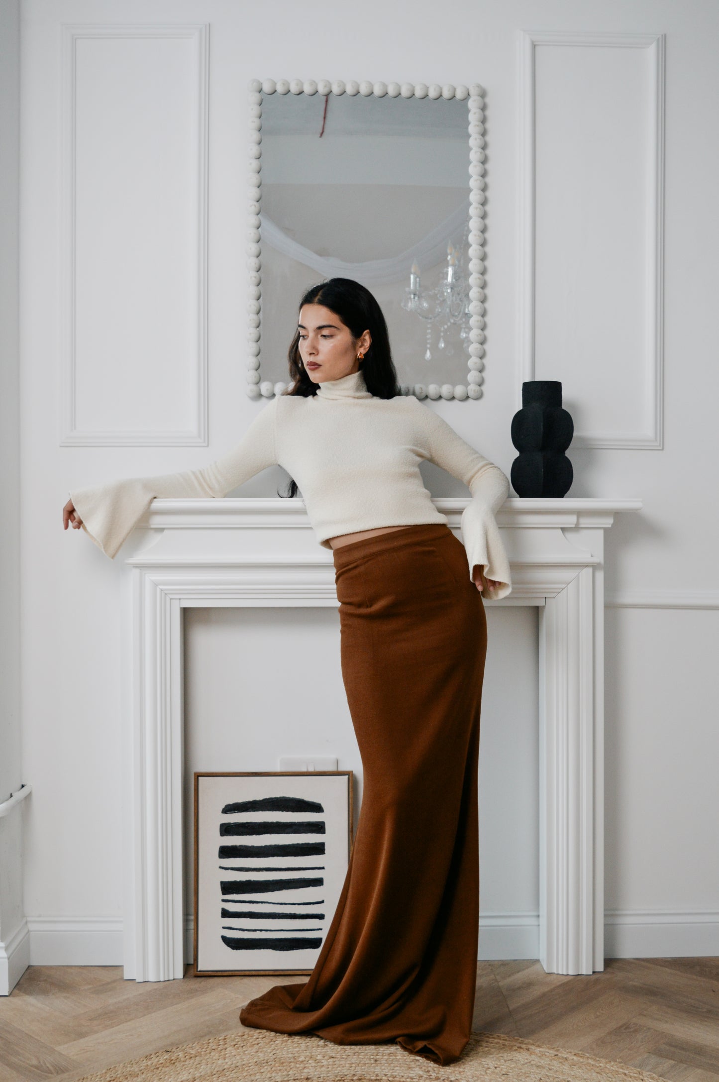 Sienna Maxi Skirt - Chestnut