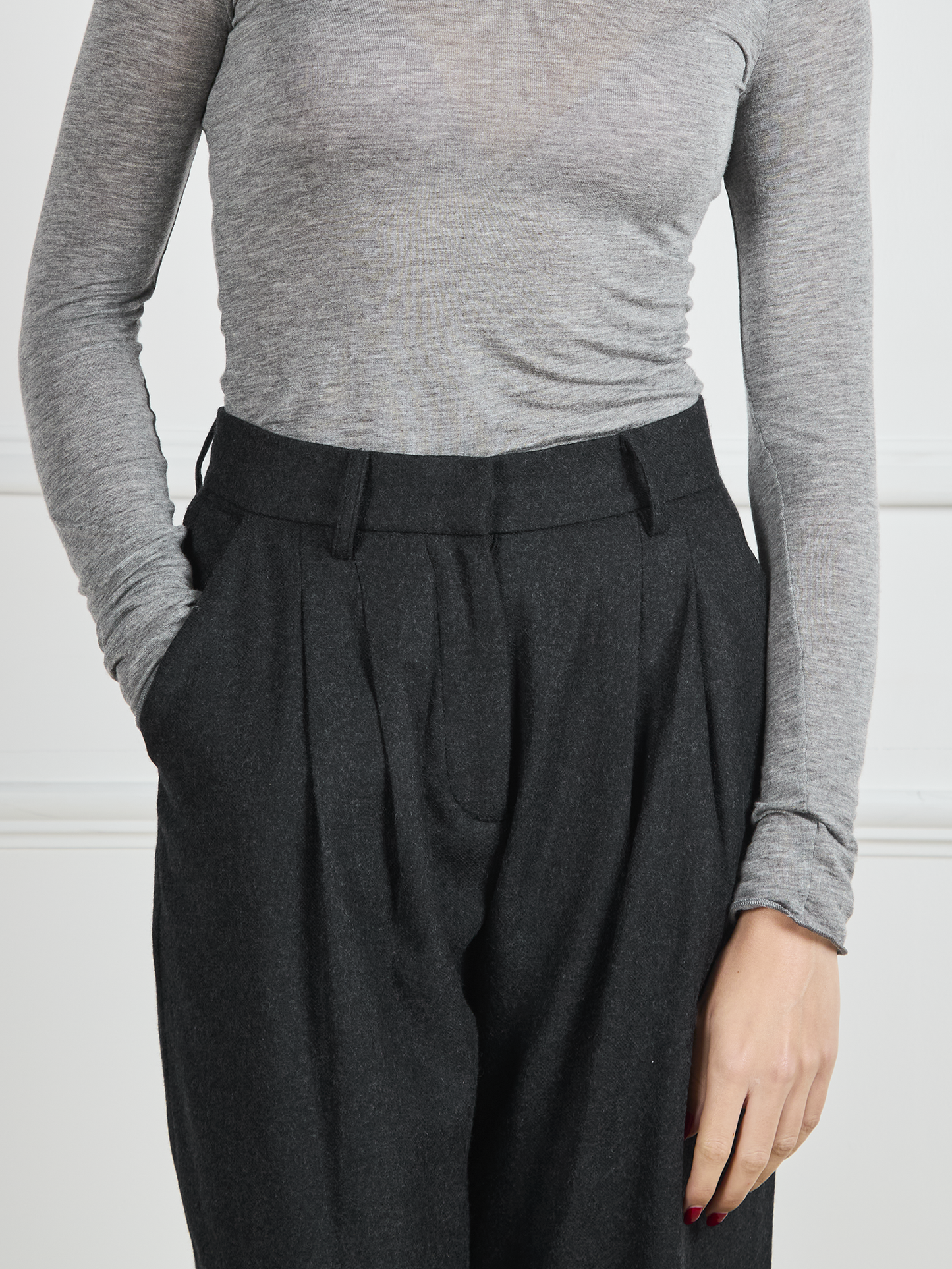 Arianna Trousers - Charcoal