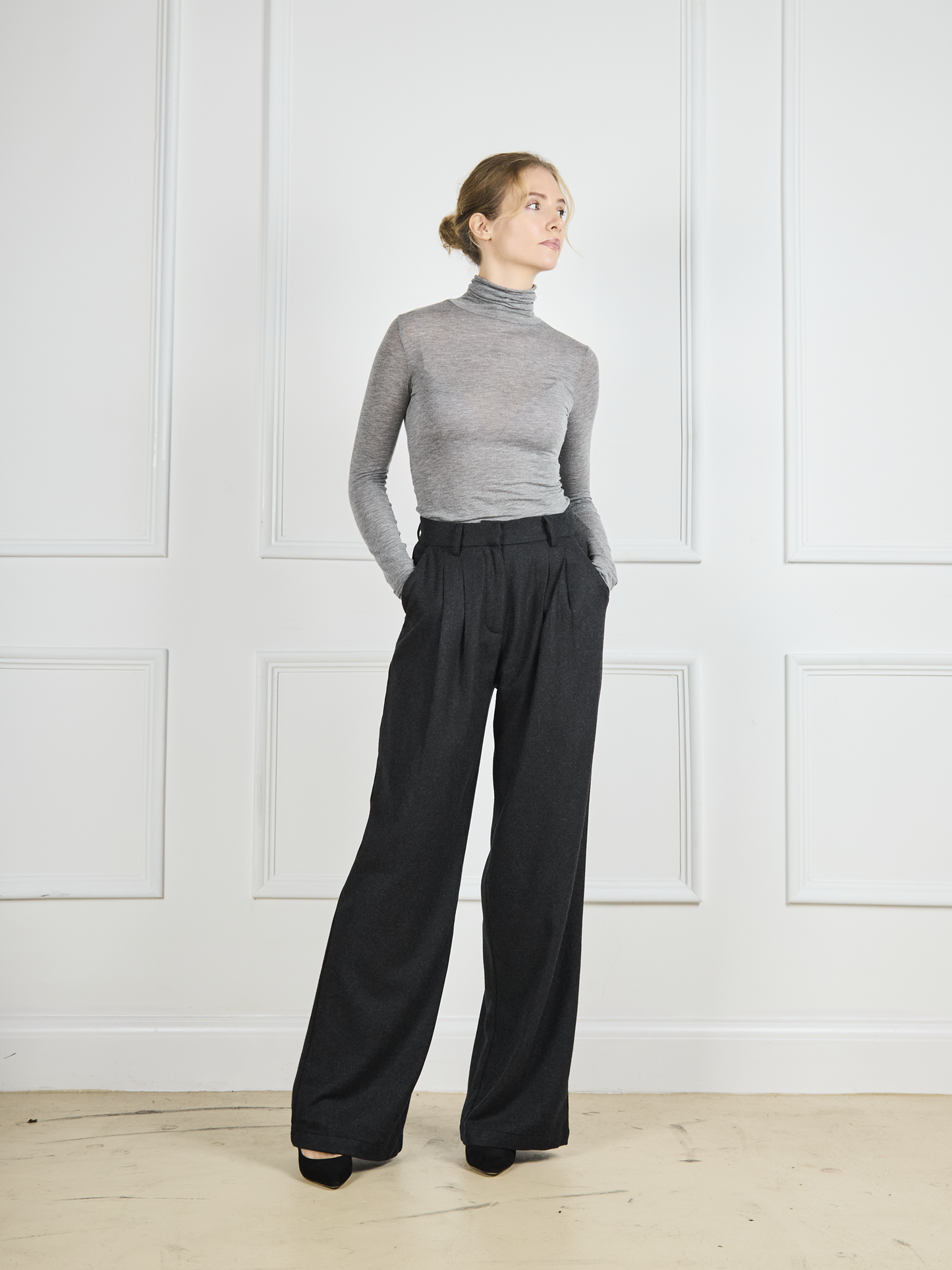 Arianna Trousers - Charcoal