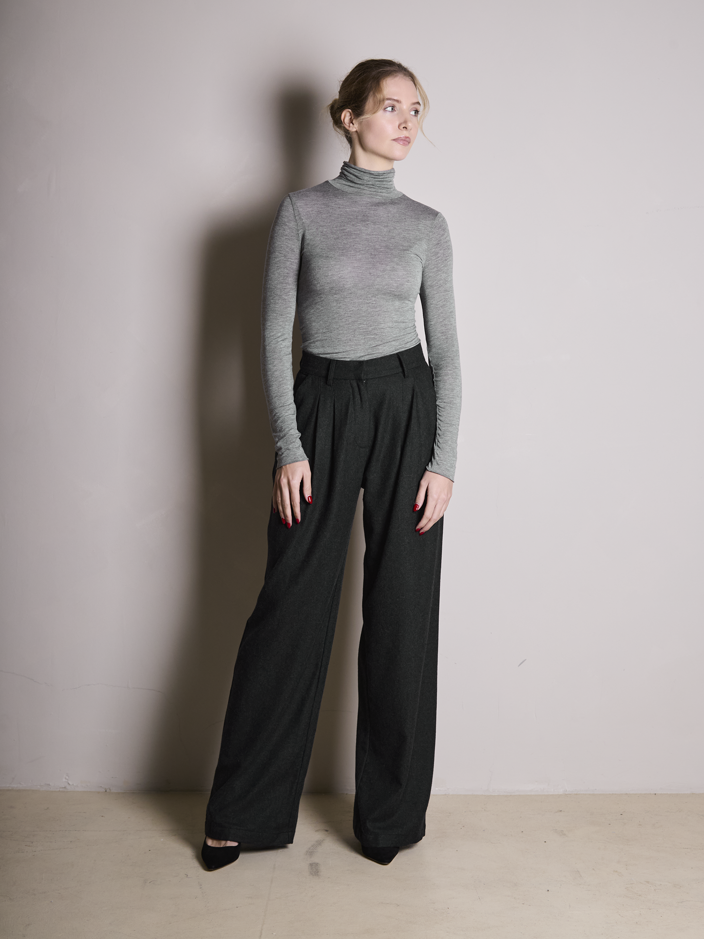 Arianna Trousers - Charcoal
