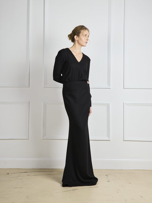 Sienna Maxi Skirt - Black