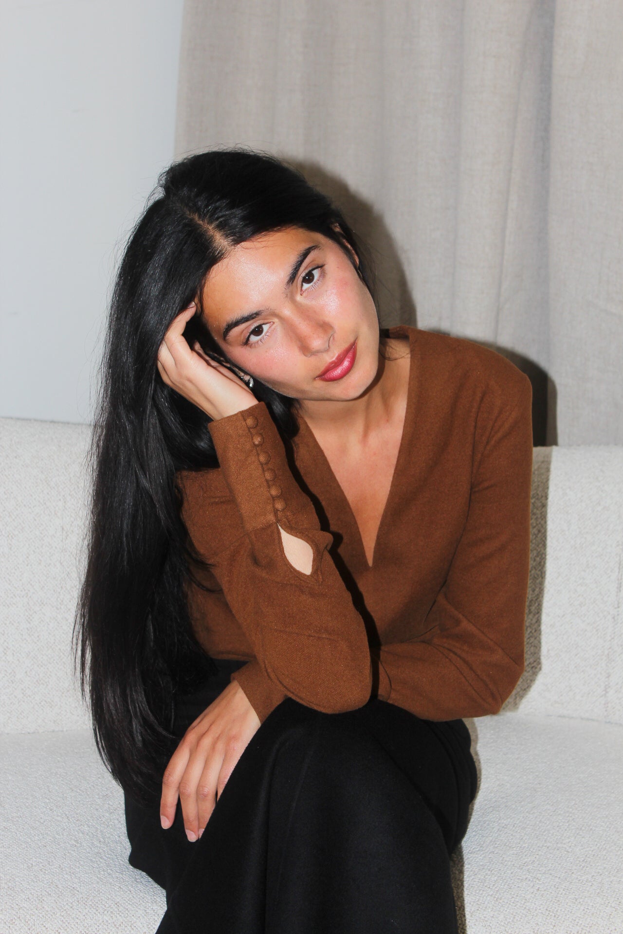 Sienna Top - Chestnut