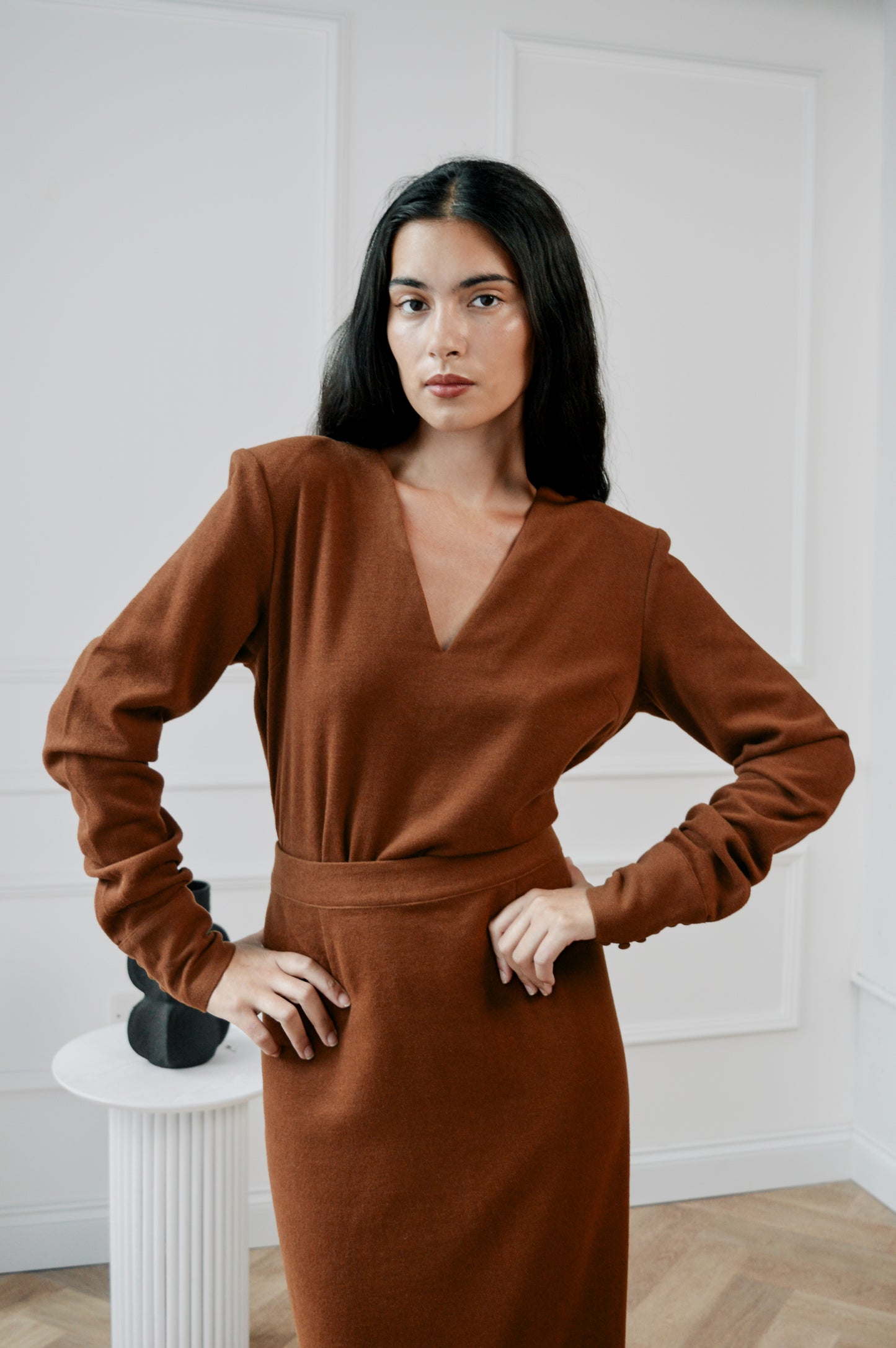 Sienna Top - Chestnut